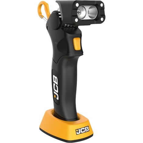 JCB Akku Inspektionslampe 1000 lm kompakt drehbar Magnet USB-C IP65 (1/5)