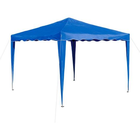 Tonnelle pliante/ pavillon pliable 3x3 m - Couleur : bleu
