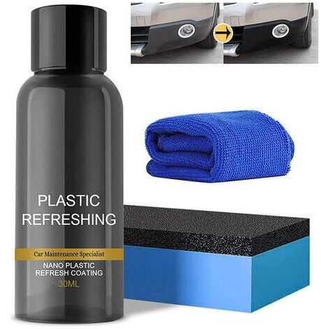 Agent De Revitalisation Plastique - Pour Restauration Surfaces Plastiques Automobile - Intérieur Et Extérieur - 30 Ml Ou 50 Ml (1/5)