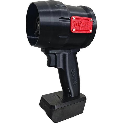 Ventilateur turbo à réaction Violent, moteur sans balais à haut régime, noir (1/5)