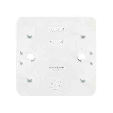 Plaque de finition Jung 328 ignifuge ivoire 17.81x12.19 cm