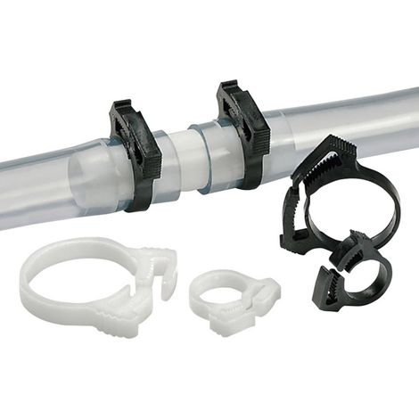 HellermannTyton SNP2-PA66GF13-BK Befestigungsschelle  192-10020 Bündel-Ø-Bereich 9.30 bis 10.50 mm