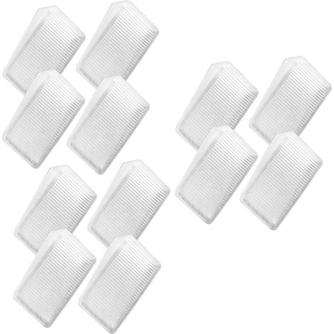 Cales de nivellement pour meubles en PVC, lot de 12 (1/5)