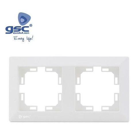 Cadre 2 éléments série blanche LG GAMMA GSC 000201020