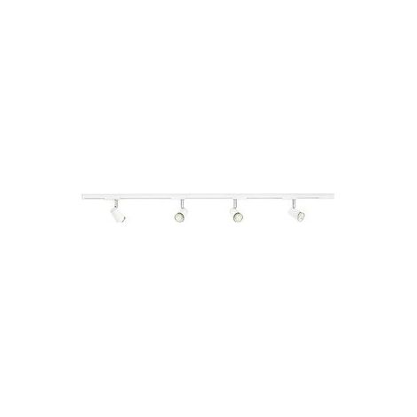 JUDY-Rail 1all. 029 +4 spots GU10 blanc a/lpes LED 3,6W 3000K 400lm dimm. incl ARIC 4158 (1/4)