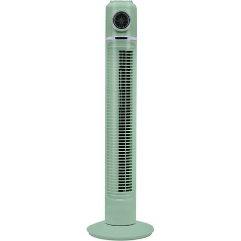 Ventilador de Torre 45W 3 Vel 82cm Verde Remoto Display Temporizador Serie Artico (1/2)