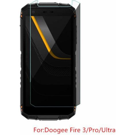 Protection écran pour Doogee Fire 3 Pro Dureté 9H sans Bulle Anti Rayures Installation Facile Transparent Verre Trempé 2pack (1/4)