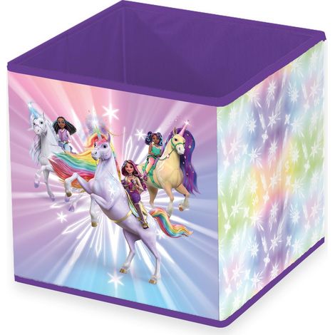 Boîte de Rangement, env. 30 x 30 x 30 cm, À Placer Dans Une Étagère ou en Pose Libre, 100% Polypropylène, Intérieur 100% Papier (1/5)