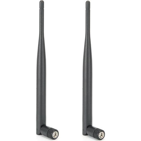 Zweiteilige Router-Antenne, robustes 6-dB-WLAN-System mit hoher Verstärkung, 2,4/5,8-GHz-Dualband-SMA-Anschluss (intern) (1/5)