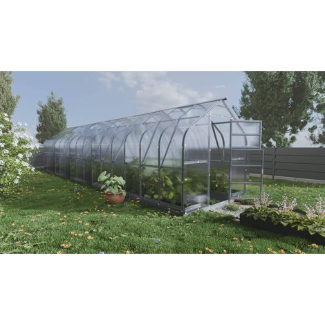 Serre polycarbonate larg 2,50 m Jura Standard, Long 12 m, Épaisseur 6 mm (1/5)