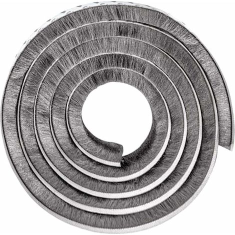 Guarnizione per porta Guarnizione per finestra Isolamento Guarnizione per porta da garage Striscia sigillante autoadesiva Striscia a spazzola Striscia di guarnizione a spazzola per porta per isolament