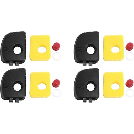 Lot de 4 couvercles de filtre à air et filtres à air (références 595660, 799579 et 594281) compatibles avec les tondeuses à gazon Briggs & Stratton. (1/5)