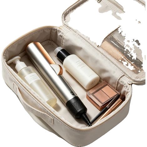 Haarbürste, 2-in-1 Styling-Werkzeug, Intelligente Temperaturregelung, Grau (1/2)