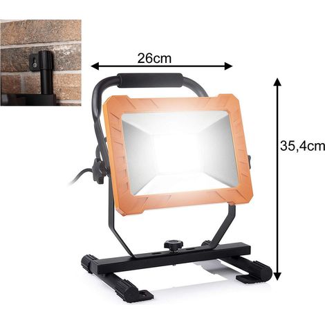 Smartwares LED Arbeitsleuchte mit Bügel 50 W, 5500 lm, Kabel 2,5 m LED Arbeitsleuchte (1/5)