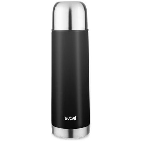 Eva bottiglia isolante acciaio inox nero opaco 0,5 l