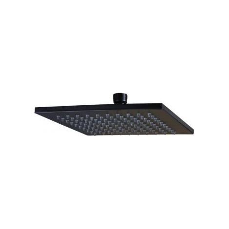 Soffione doccia 20x20 cm "Quadro" Paffoni Syncro ZSOF075NO Metallo - Nero opaco