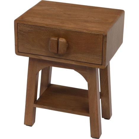 Amadeus - Table de chevet en manguier L40 cm Aubin (1/3)