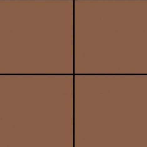 Aelle - Carrelage sol / mur uni marron 20x20 cm VODEVIL MARRON - Vendu par boîte de 1 m² (1/2)