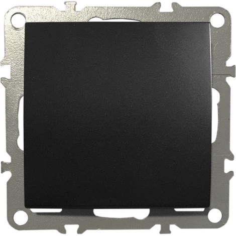 Schalter Lichtschalter Wechselschalter Unterputz 220-250V 10A Schwarz Matt