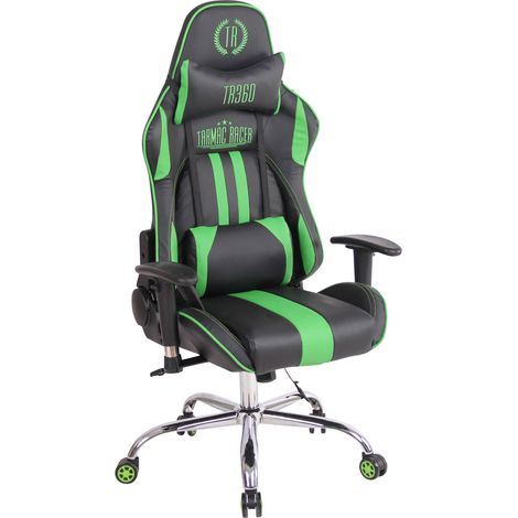 Silla Gamer Masajeante Limit XM Negro/verde