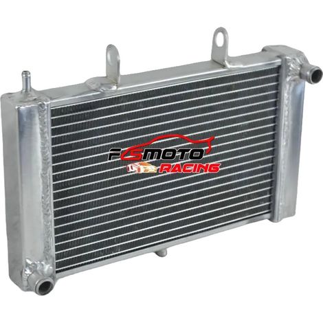 Radiateur de moto, construction en aluminium, 25 x 15 x 4 pouces, compatible avec Derbi GPR125 2 temps 2004, refroidissement haute efficacité, 4,5 lbs