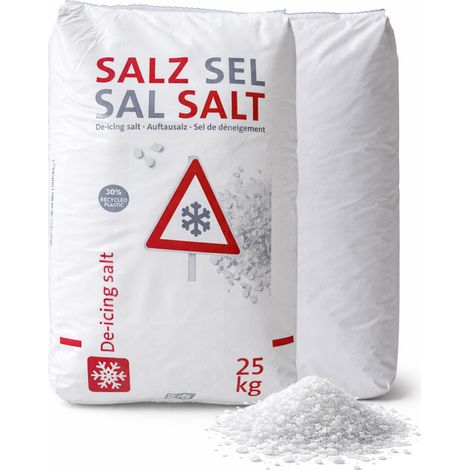 Aga Streusalz 25 kg – Auftausalz 0–5 mm gegen Eis und Glätte