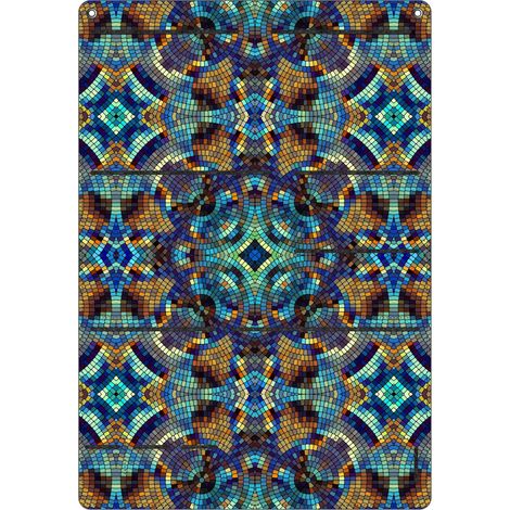 Organizer da parete in feltro Bertoni Barcelona 45×65 cm - antracite, 8 tasche, stampa HD, decorativo e pratico (1/5)