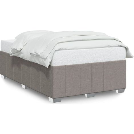Maison Exclusive - Giroletto senza Materasso Tortora 120x200 cm Tessuto (1/5)