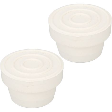 Lot de 2 embouts de protection pour échelle de piscine, accessoires de piscine, dimensions : 5,7 x 5,7 x 3,7 cm (1/5)