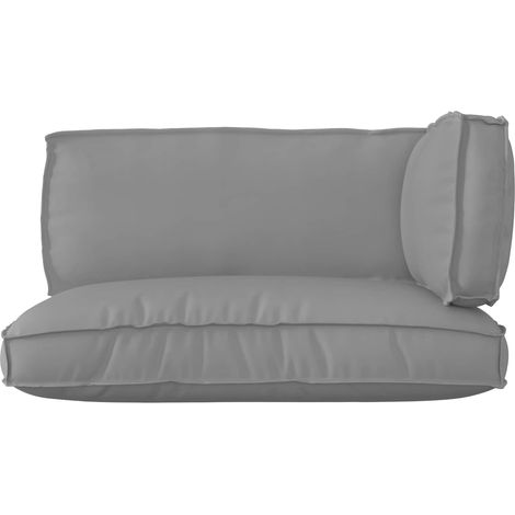 Maison Exclusive - Set di Cuscini per Pallet 3 pcs Grigio Tessuto Oxford (1/4)