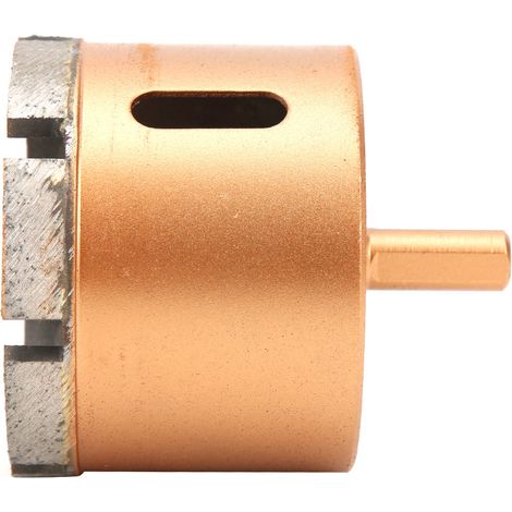 Scie cloche pour marbre, carrelage, béton, murs et verre, 65-75 mm, adaptée aux outils à main, 70 mm (1/5)