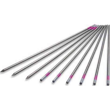 Elettrodo di tungsteno Lymox Lux® - Lymox d. 2,4 mm di lunghezza 175 mm rose-gris li (di 10)