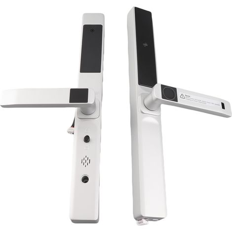 Serrure à empreinte digitale, serrure à mot de passe intelligente en alliage d'aluminium, étanche IPX5, prend en charge les empreintes digitales, le mot de passe, la carte, la clé, le graffiti WiFi, a (1/5)