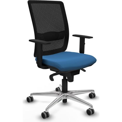 Bürostuhl piqueras y crespo Haches hellblau Kunstleder Aluminium (1/2)