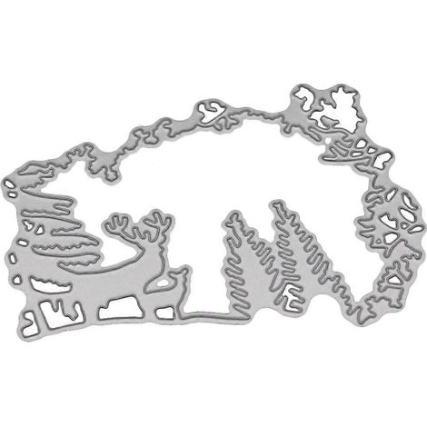 Weihnachtselch-Metallstanzschablone zum Selbermachen von Scrapbooking-Papierkarten