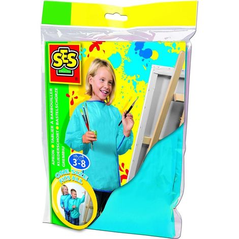Grembiule protettivo per pittura con le dita SES NL - per bambini dai 3 agli 8 anni