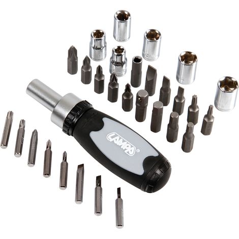 Set cacciavite con inserti e bussole, 30 pz (1/3)