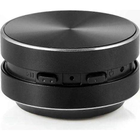 Enceinte portable sans fil, utilisant la technologie de conduction osseuse pour un son stéréo amélioré, adaptée à une utilisation en extérieur, noire. (1/5)