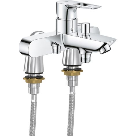 Mitigeur baignoire mécanique Grohe Start Loop avec colonnettes Idro'Flex (1/4)
