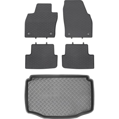 Ensemble de tapis de sol en caoutchouc pour Seat Arona Crossover (à partir de 2017) + tapis de coffre (1/5)