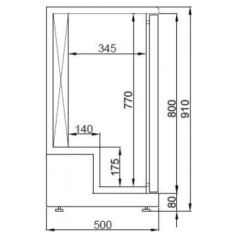 Armoire de Maturation à Viande - 198 L - Combisteel (1/2)