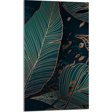 Planche à découper en verre 30x52 Feuilles (1/5)