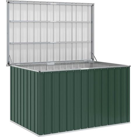 vidaXL Boîte de rangement de jardin Vert 149x99x93 cm (1/5)
