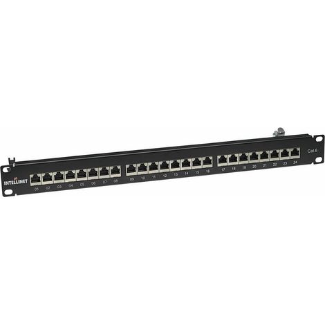 Panneau de brassage 24 ports Intellinet 720038 CAT 6 1 UH R05552 (1/2)