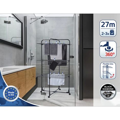 Leifheit - Stendibiancheria Classic Tower 270, nero 81470 (1/5)