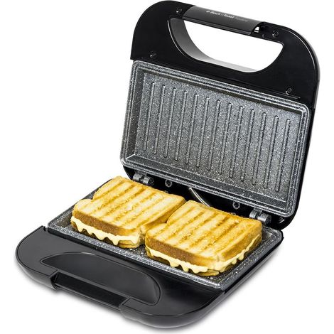 Appareil à sandwichs 750 W avec plaques grill antiadhésives