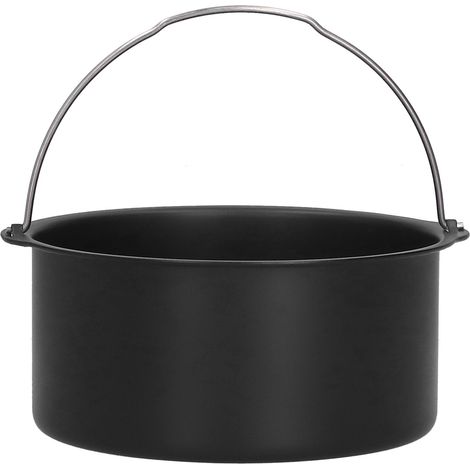 Moule à gâteau Ortviai 15cm Acier Carbone Antiadhésif Compatible Friteuse Air (1/5)