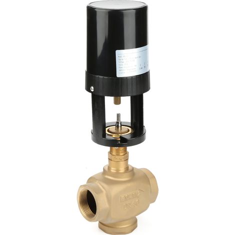 Vanne électrique de régulation proportionnelle intégrale DN40 à 2 voies pour climatisation centrale (1/5)