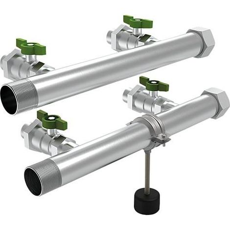 Jeu de conduites d’arrivée/de refoulement Grundfos DN25 (1") Raccordement de la pompe/du système DN40(1 1/2")