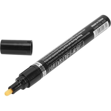 Stylo Marqueur Chrome 3mm Imperméable Réfléchissant Argenté pour Bricolage et Signalisation (1/5)
